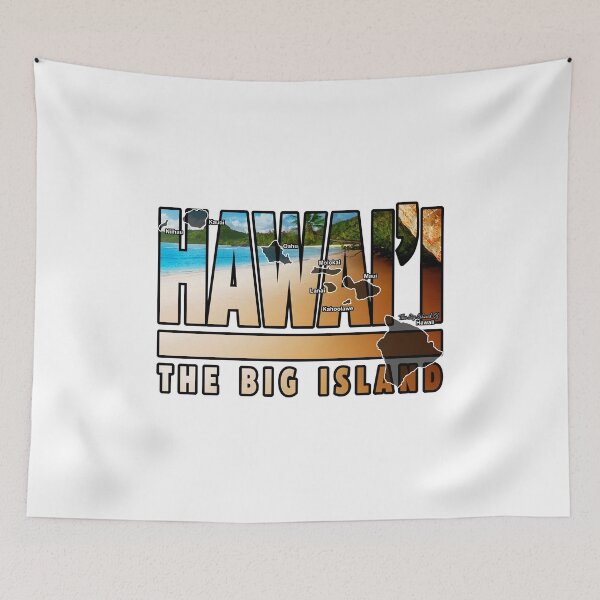 Item preview, The Big Island Of Hawaii With Hawaiian Islands designed and sold by JamesLimborg.