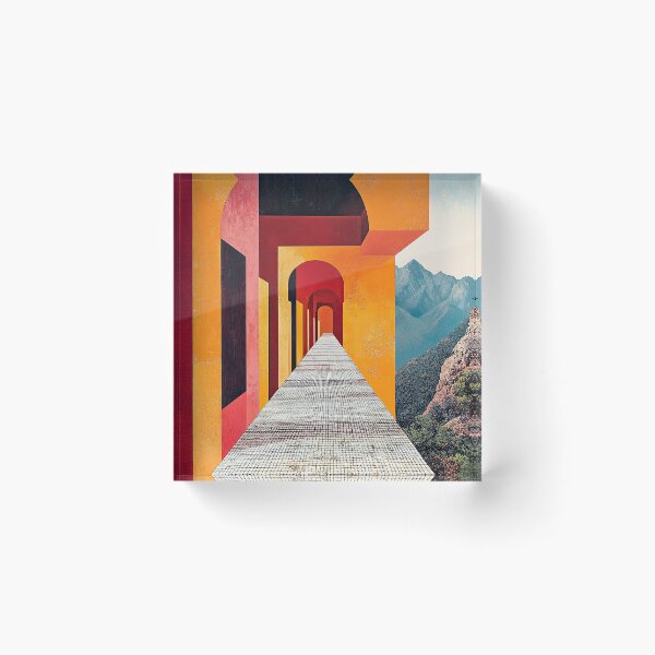 Artikelvorschau, Surrealismus Architektur Design Geometrie entworfen und verkauft von ArtHouseNiklas.
