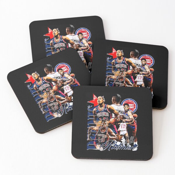 Item preview, Dennis Rodman Detroit Retro Collage designed and sold by MolatedCoffee.