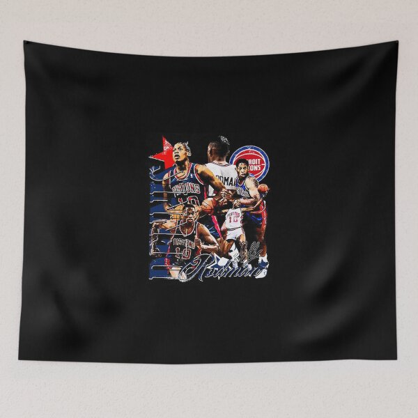 Item preview, Dennis Rodman Detroit Retro Collage designed and sold by MolatedCoffee.
