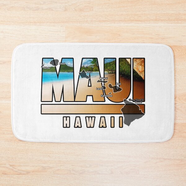 Item preview, Maui Hawaii With Hawaiian Islands designed and sold by JamesLimborg.