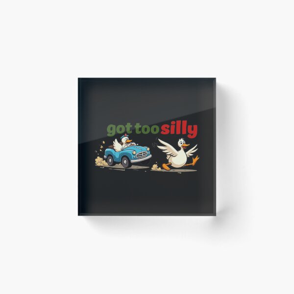 Item preview, Got Too Silly Funny Duck Car Chase designed and sold by Adrian Kane.