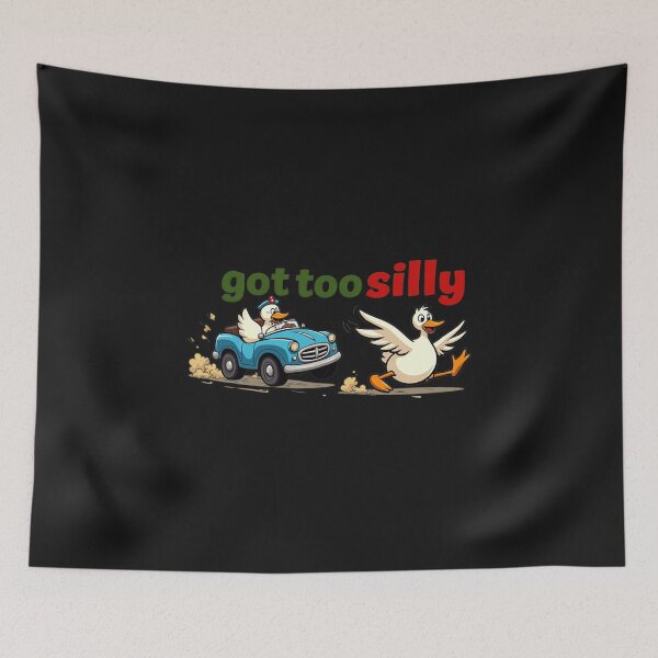Item preview, Got Too Silly Funny Duck Car Chase designed and sold by Adrian Kane.