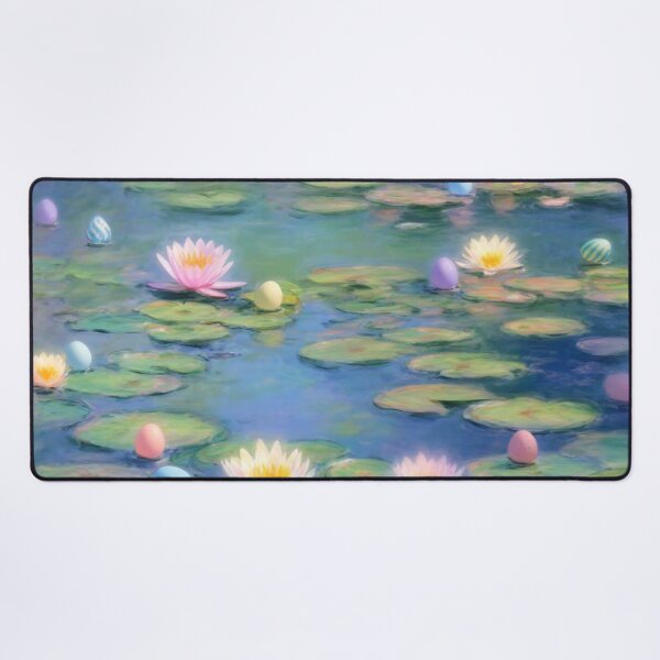 Artikelvorschau, Ostereier in Seerosen - Monet-inspirierte Fantasie, entworfen und verkauft von Kina-design.