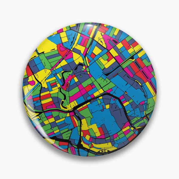 Item preview, Groningen City Map Pop Art Street Map designed and sold by Stadify.