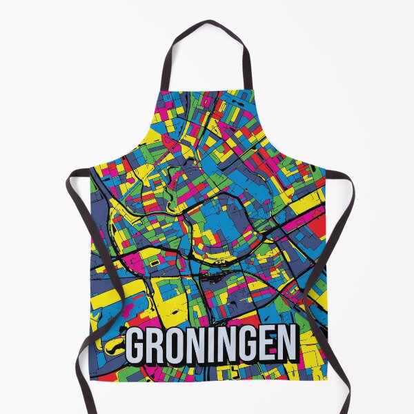 Item preview, Groningen City Map Pop Art Street Map designed and sold by Stadify.