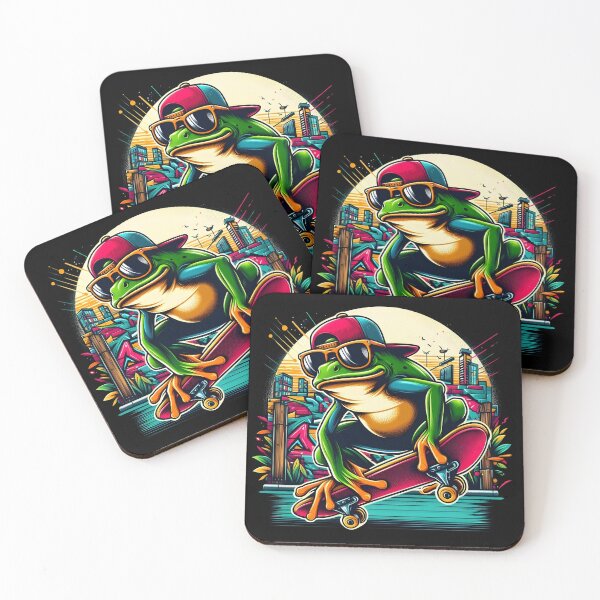 Item preview, Skateboarding Frog designed and sold by Azrora.
