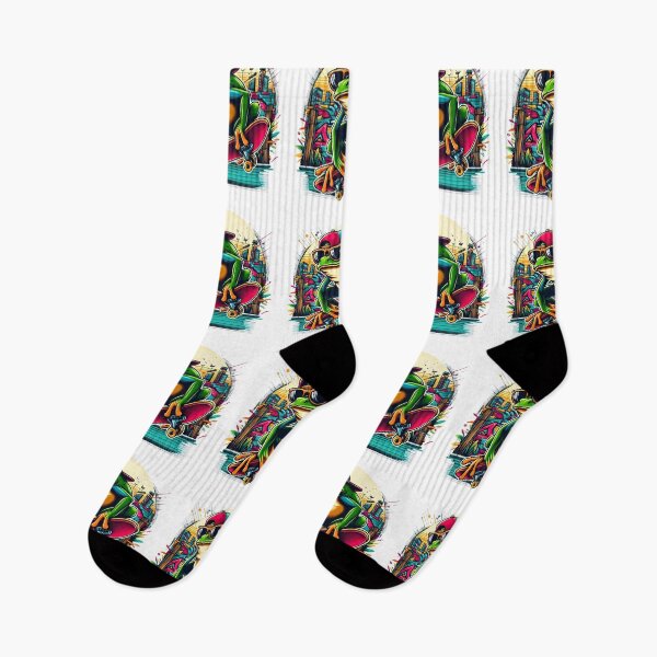 Item preview, Skateboarding Frog designed and sold by Azrora.