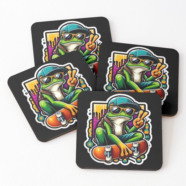 Item preview, Skateboarding Frog designed and sold by Azrora.