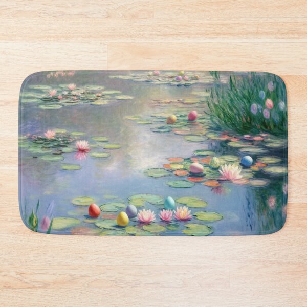 Item preview, Easter Eggs in Water Lilies - Monet-Inspired Fantasy, designed and sold by Kina-design.