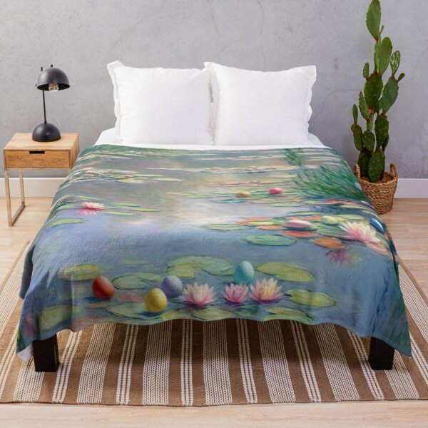 Item preview, Easter Eggs in Water Lilies - Monet-Inspired Fantasy, designed and sold by Kina-design.
