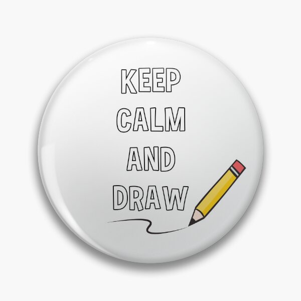 Item preview, Keep Calm And Draw designed and sold by Mingkishirt.
