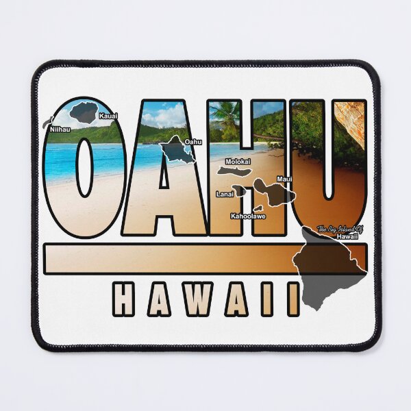 Item preview, Oahu Hawaii With Hawaiian Islands designed and sold by JamesLimborg.