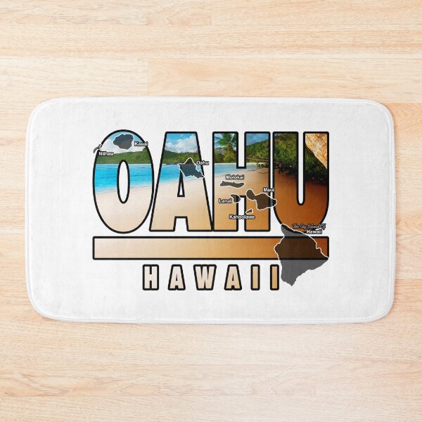 Item preview, Oahu Hawaii With Hawaiian Islands designed and sold by JamesLimborg.