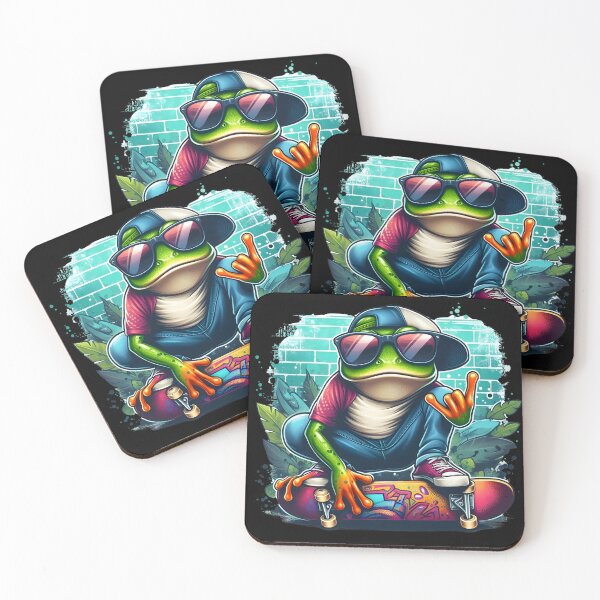 Item preview, Skateboarding Frog designed and sold by Azrora.