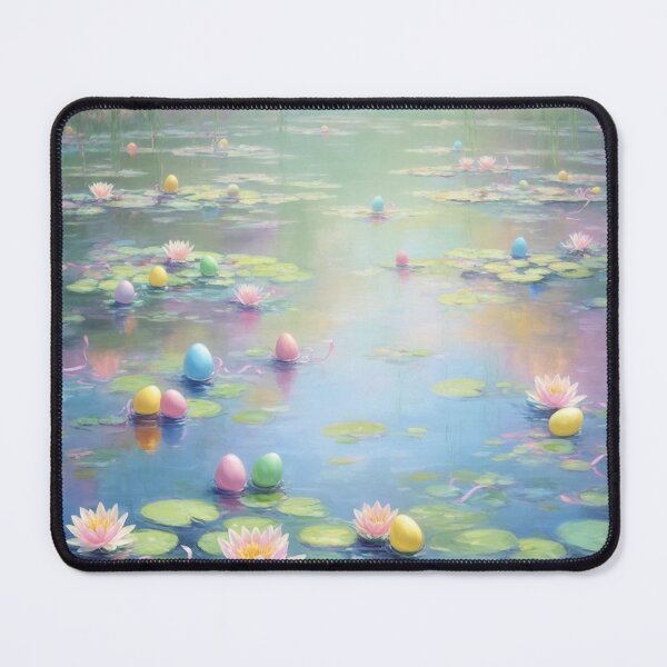 Artikelvorschau, Ostereier in Seerosen - Monet-inspirierte Fantasie, entworfen und verkauft von Kina-design.