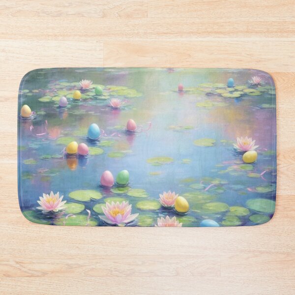 Item preview, Easter Eggs in Water Lilies - Monet-Inspired Fantasy, designed and sold by Kina-design.