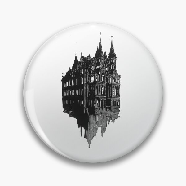 Item preview, Haunted house. Gothic artwork by shadowinkedartwork designed and sold by shadowinkedart.