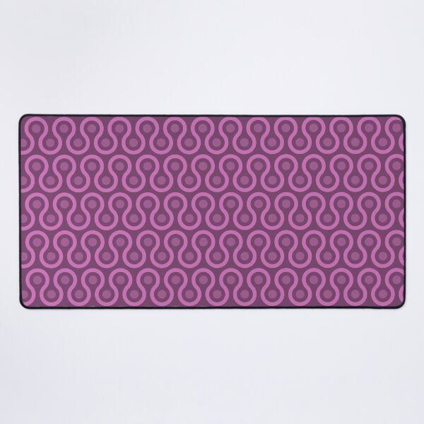 Item preview, Geometric Pattern: Looped Circles: Aubergine designed and sold by Red Wolf.