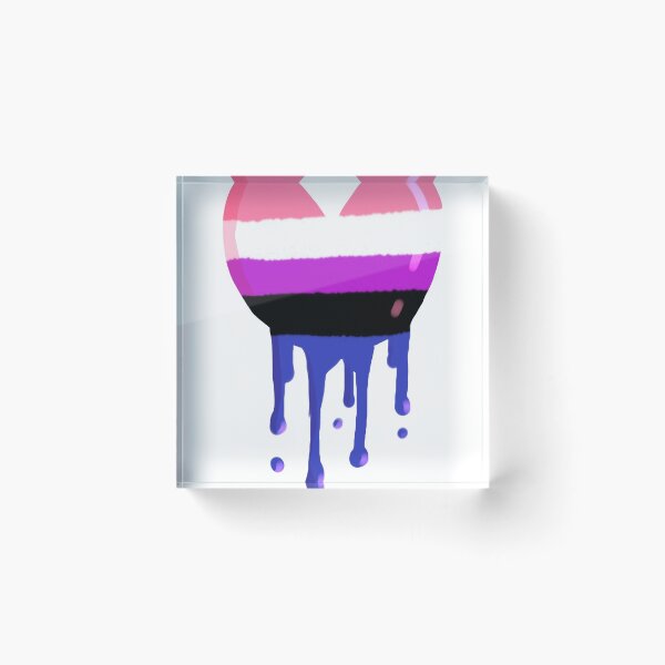 Item preview, Genderfluid heart designed and sold by Soulfire402.