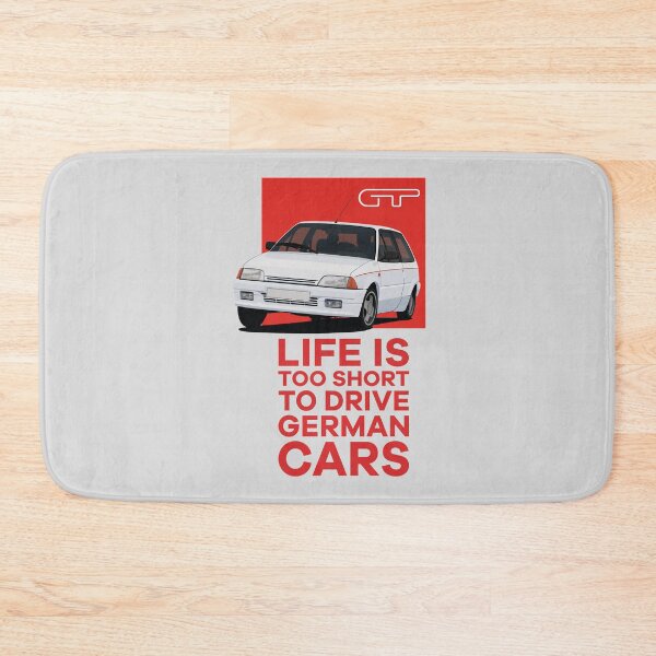 Item preview, Life is too short to drive German cars - white AX GT designed and sold by knappidesign.
