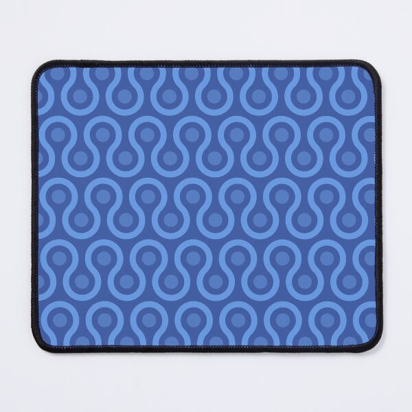 Item preview, Geometric Pattern: Looped Circles: Azure designed and sold by Red Wolf.