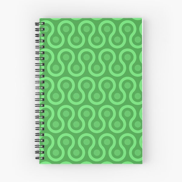 Item preview, Geometric Pattern: Looped Circles: Emerald designed and sold by Red Wolf.