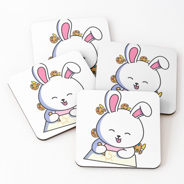 Item preview, Creative Bunny Artist – Cute Drawing Rabbit Design designed and sold by yogiskencing.