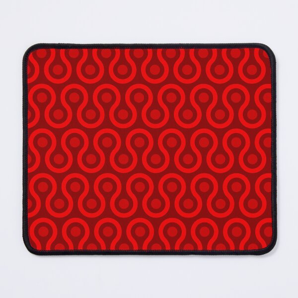 Item preview, Geometric Pattern: Looped Circles: Ruby designed and sold by Red Wolf.