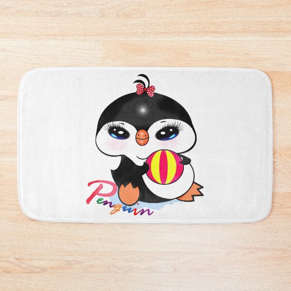 Item preview, A cute penguin playing ball  designed and sold by Shirley cute art .