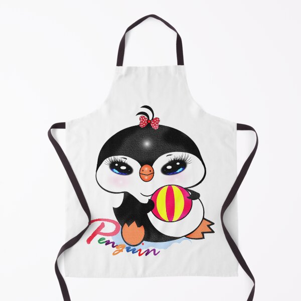 Item preview, A cute penguin playing ball  designed and sold by Shirley cute art .