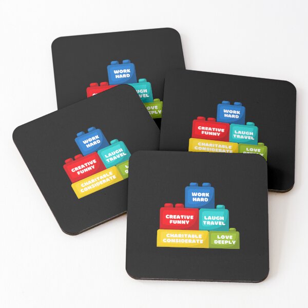 Item preview, Building Blocks of Life, Prime Coloured Blocks,  designed and sold by AASparksDesigns.