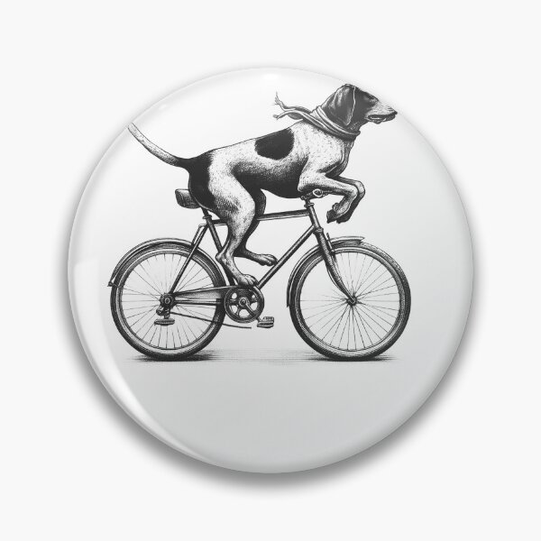 Item preview, English Pointer Riding Bike designed and sold by Kimberley King Art  King Art.