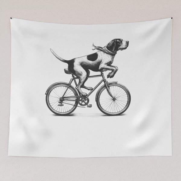 Item preview, English Pointer Riding Bike designed and sold by Kimberley King Art  King Art.