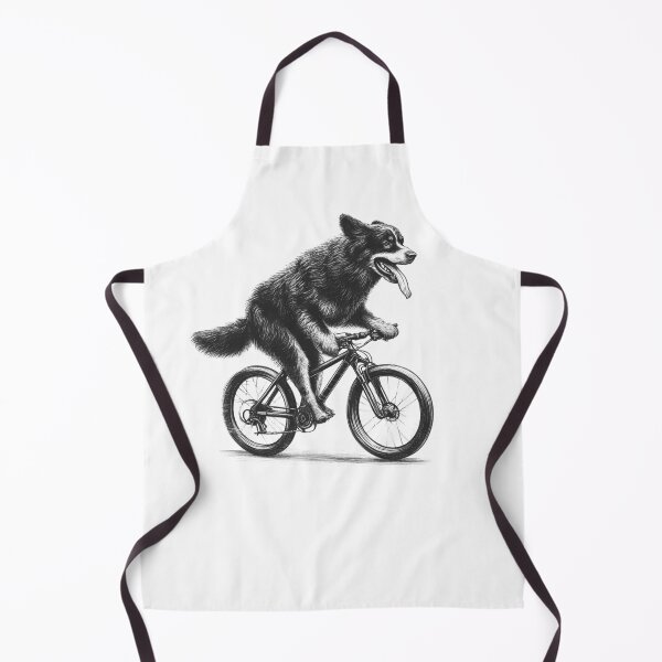 Item preview, Estrela Mountain Dog Riding Bike designed and sold by Kimberley King Art  King Art.