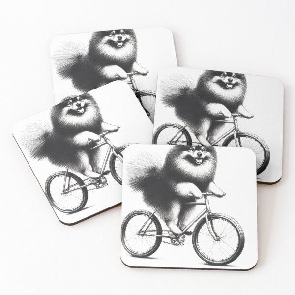 Item preview, German Spitz Riding Bike designed and sold by Kimberley King Art  King Art.