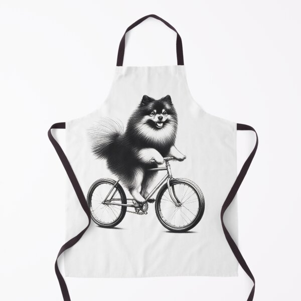 Item preview, German Spitz Riding Bike designed and sold by Kimberley King Art King Art.