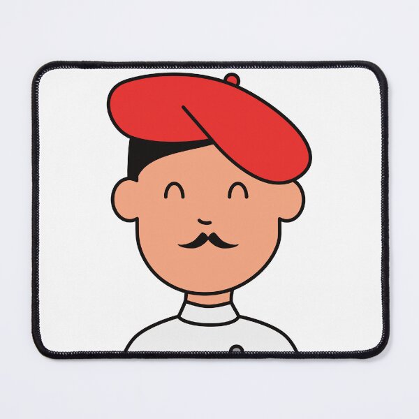 Item preview, Paris men with beret designed and sold by thebunga.