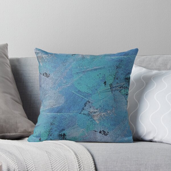 Aperçu de l'œuvre Motif abstrait rustique en bleu créée et vendue par Artistestella.