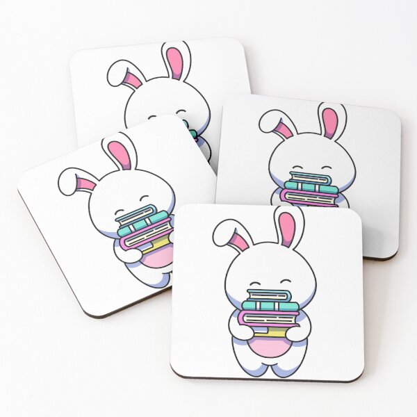 Item preview, Bookish Bunny – Cute Book Stack Lover Design designed and sold by yogiskencing.