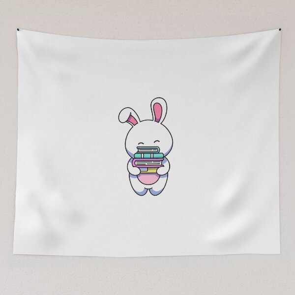 Item preview, Bookish Bunny – Cute Book Stack Lover Design designed and sold by yogiskencing.