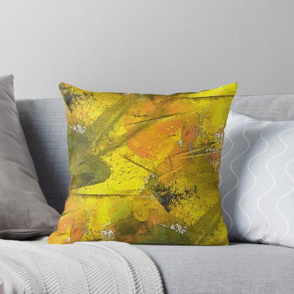 Item preview, Rustic Abstract Pattern in Green and Yellow designed and sold by Artistestella.
