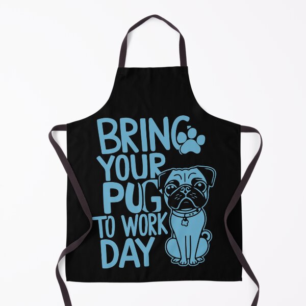 Item preview, Funny Pug - Bring Your Pug To Work Day designed and sold by philippo artworks.