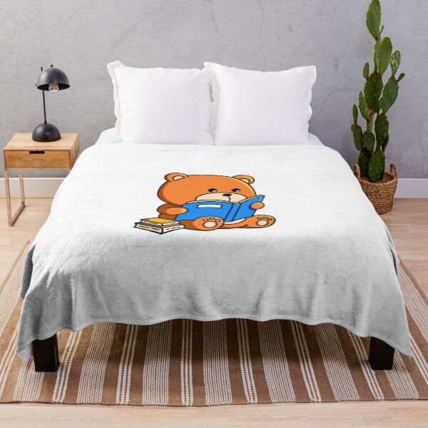 Item preview, Bookish Bear – Cute Reading Character Design designed and sold by yogiskencing.