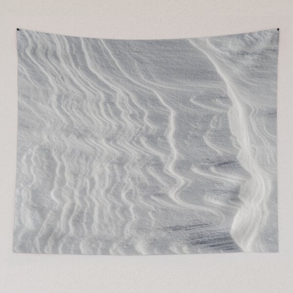 Item preview, Windswept Snow Sculptural Abstract designed and sold by Georgia Mizuleva.