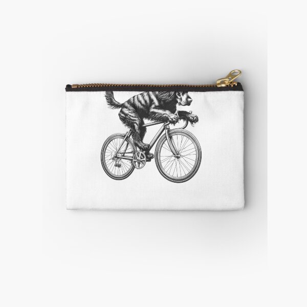 Item preview, Gordon Setter Riding Bike designed and sold by Kimberley King Art  King Art.