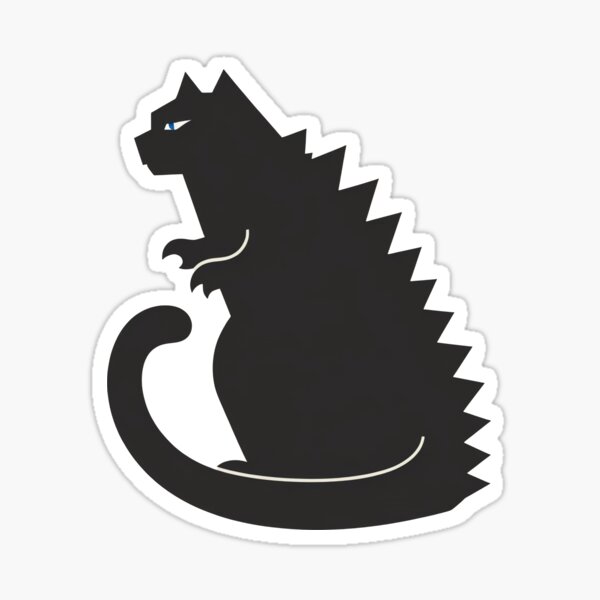 Item preview, Catzilla: Cute but Deadly  designed and sold by jerryth14.
