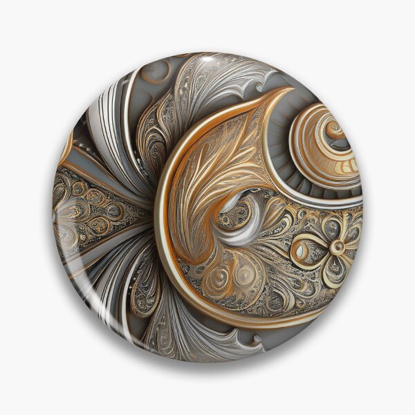 Item preview, Gold and silver Paisley pattern -6- designed and sold by Dutchie-in-Gemany.