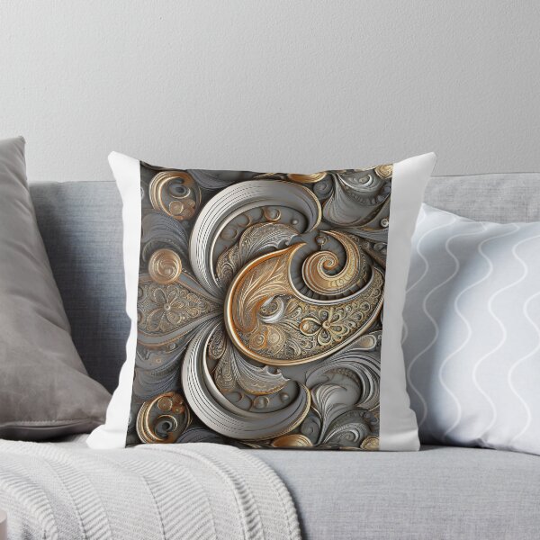 Item preview, Gold and silver Paisley pattern -6- designed and sold by Dutchie-in-Gemany.
