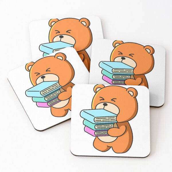 Item preview, Busy Book Bear – Cute Study Buddy Character Design designed and sold by yogiskencing.